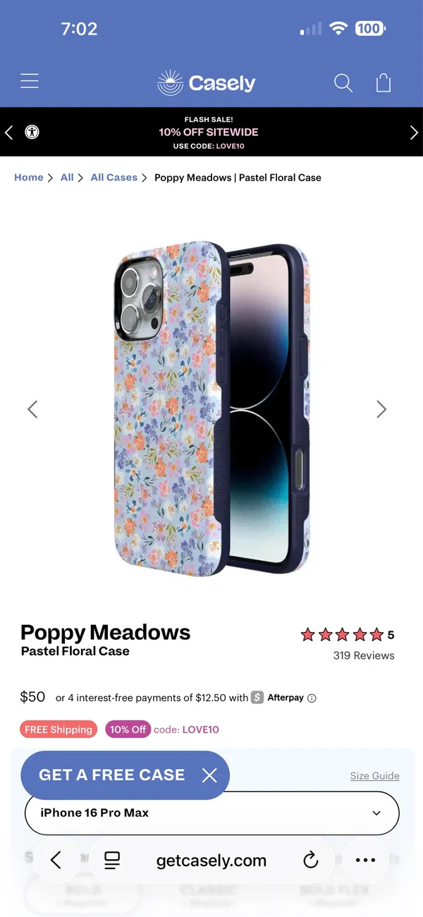 iPhone 17 Casely Phone Case Blue - Image 6