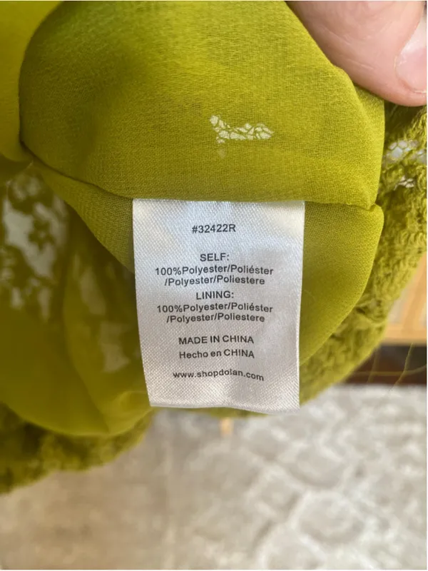 Dolan Chartreuse Lace Blouse Tank Top Fairy Romantic Artsy Eclectic Indie Earthy - Image 6