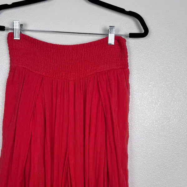 Free People Women's Side Leg Cotton Gauze Pants Sz S - Image 2