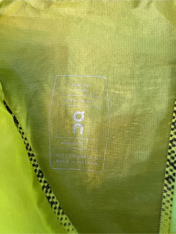 On Running Zero Jacket‎ Womens Large Lime Green NWT Packable Windbreaker - Image 10
