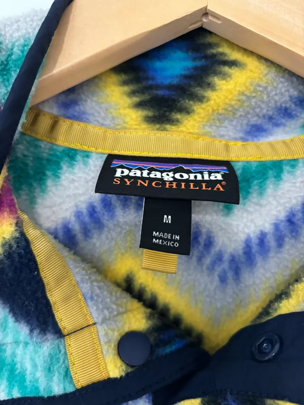 Patagonia Synchilla Snap T Pullover Sweatshirt in Timber Twist - Image 8