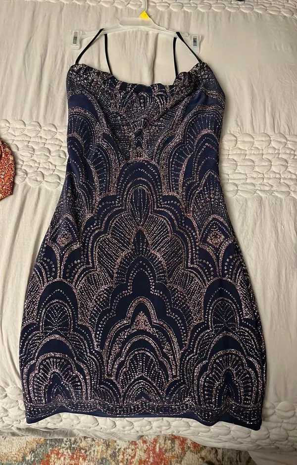 Glittery Mini Dress - Image 3