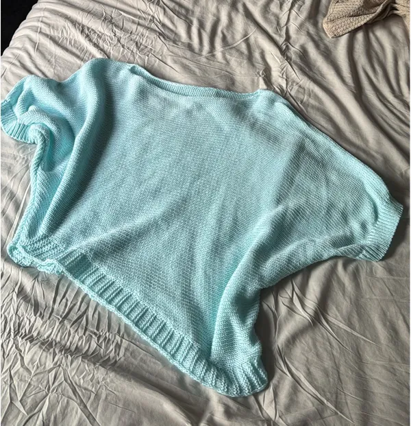 Knit Top Blue - Image 2