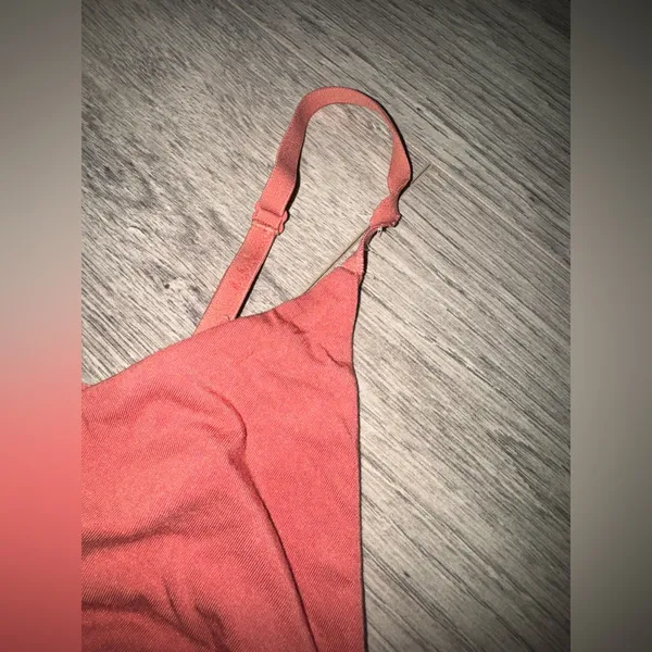 Lululemon Strappy Triangle Bralette Rustic Coral Size XS - Image 4