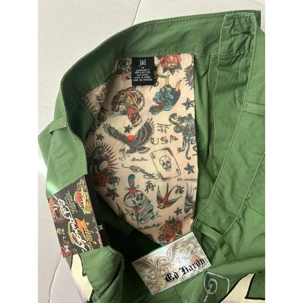 Ed Hardy Mini Skirt Size M NWT Vintage Inspired - Image 4