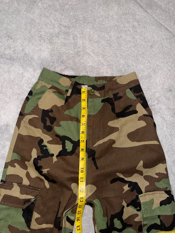 Camo Cargo Pants - Green Camo size XS - Image 5