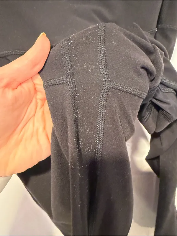 Black‎ Lululemon Athletic Capri Patterned Leggings - Image 4