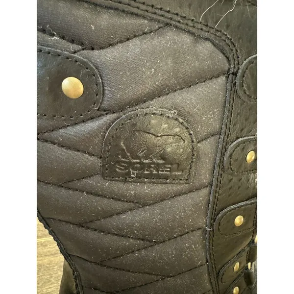 Sorel Womens Tofino II Faux‎ Fur Cuff Waterproof Boot Size 6 Black - Image 10