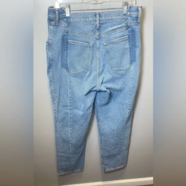 Abercrombie & Fitch The ‘90s Straight Ultra‎ High Rise Jeans Blue Size 32/14R - Image 2