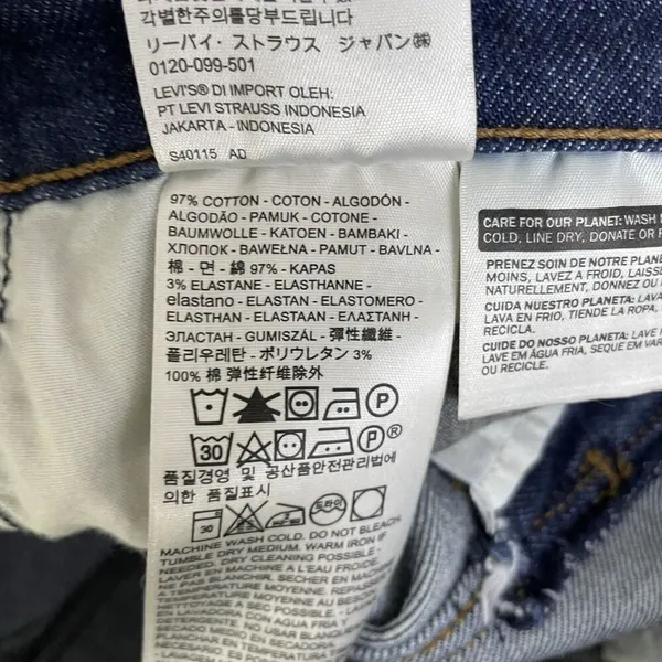Levis LEJ Re-Issue Slouch Taper Jeans 27 Womens Blue Denim Relaxed Crop Stretch - Image 10