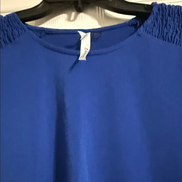 NY Collection Royal Blue Blouse - Image 5