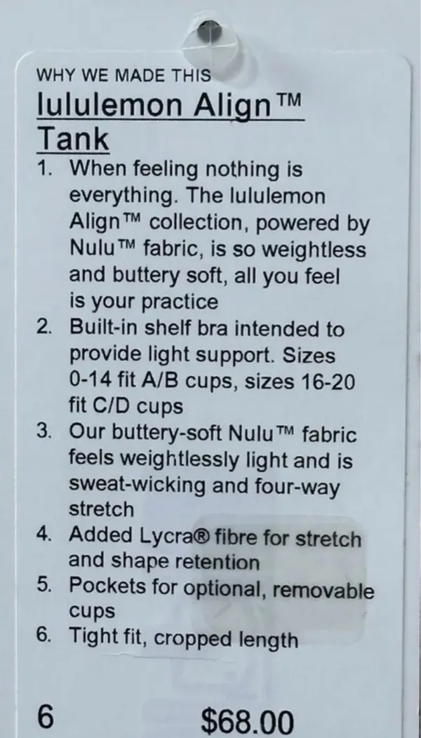 Lululemon Align Tank Top - Image 4