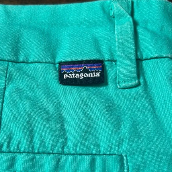 Patagonia Stretch All-Wear Bermuda Shorts 8 Turquoise Preppy Casual Summer Chino - Image 5
