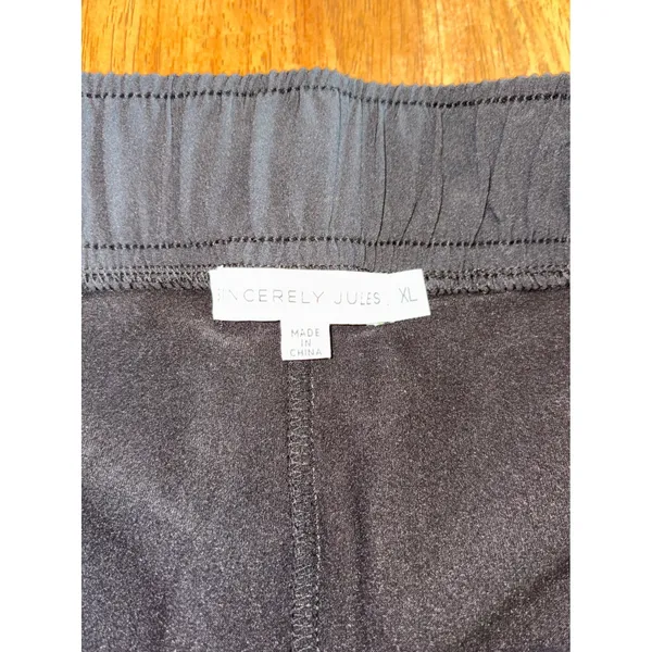 Sincerely Jules Skort Athletic Tennis Golf‎ Activewear Skirt Black XL - Image 5