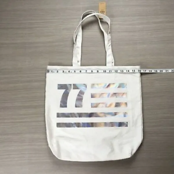 ✨HP✨American Eagle Outfitter AEO Metallic Holographic Canvas Tote Bag✨ - Image 6