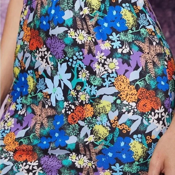 Floral skirt Blue Size XS - Image 4