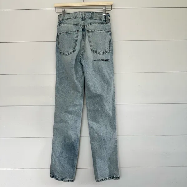 Revice Women’s 24 Ex Boyfriend Player One Wash Jeans NWT Butt Slit - Image 6