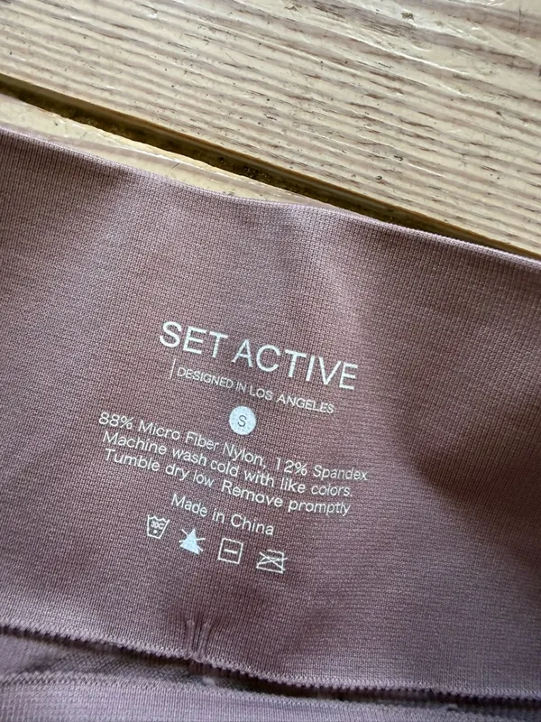 Set active high-rise leggings size s - Image 2