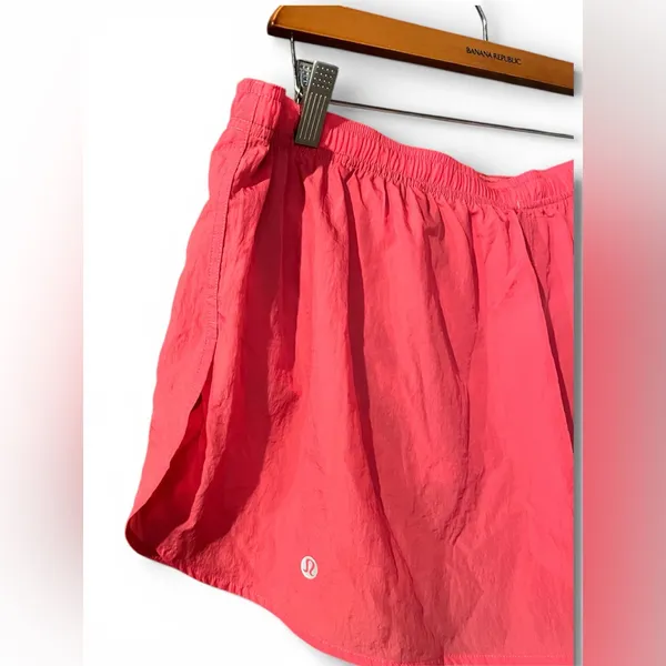 Lululemon Running Short Mid-Rise 3” Lined Sz XL Gym Yoga Desert Red NWT Athletic - Image 5