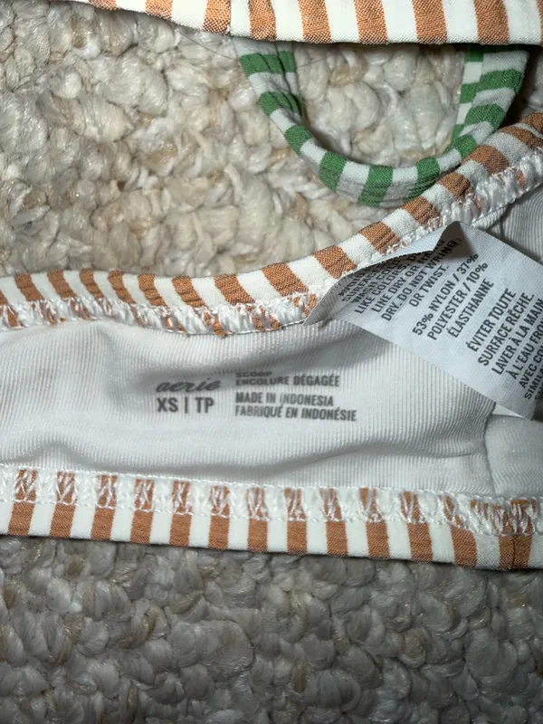 Aerie Scoop Striped Bikini Top - Image 3