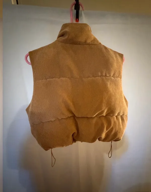 Corduroy Puffer Vest - Image 3