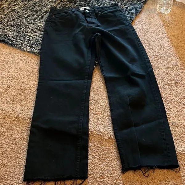 Zara black high rise jeans 2‎ - Image 3