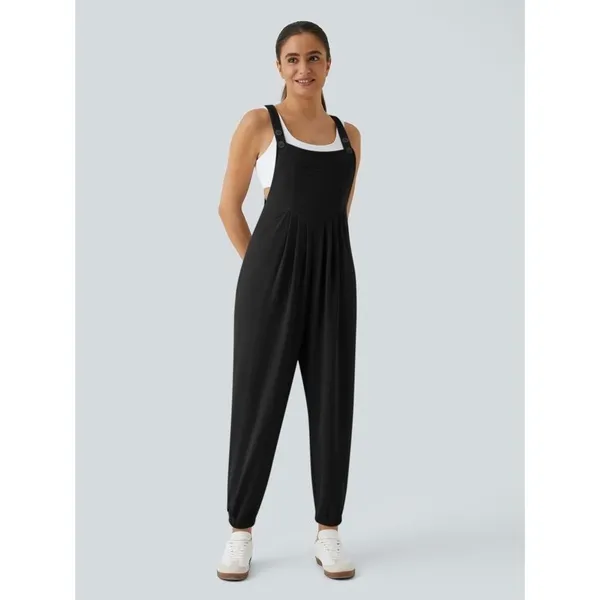 Halara Blue Jogger Bottom Overalls Sz.M NWT - Image 3
