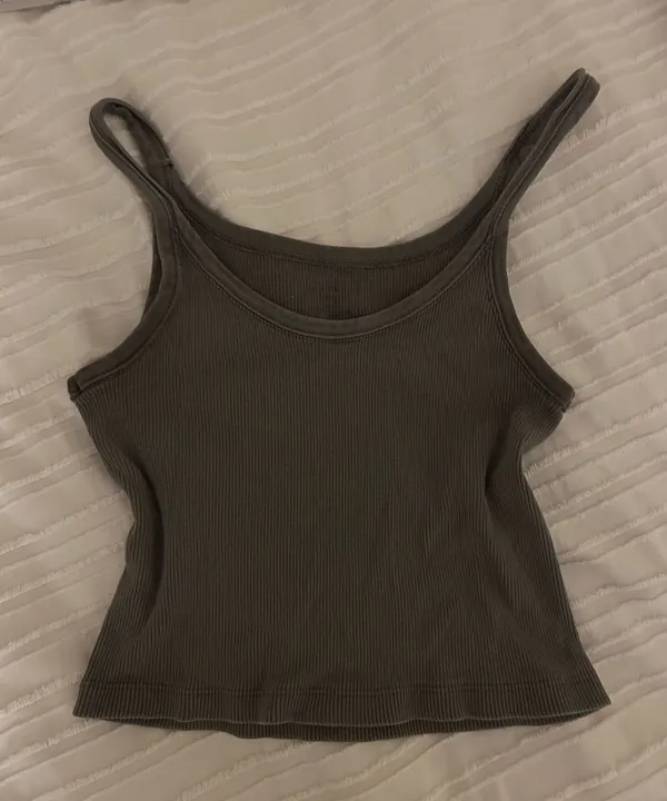Brandy Melville Dark Grey Tank Top - Image 2