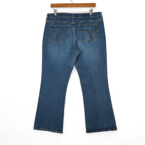 Ashley by 26 International‎ Jeans Womens 14S (34x28) Bootcut Stretch Denim Y2K - Image 2