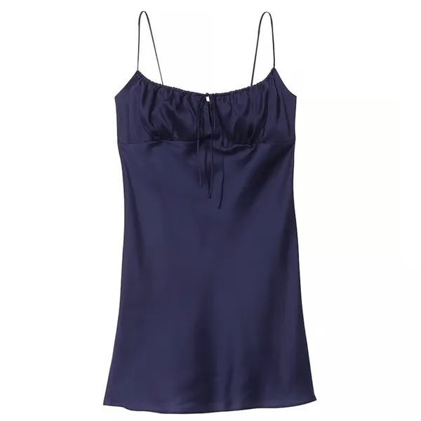 Pink Tencel Slip‎ Dress - Image 3