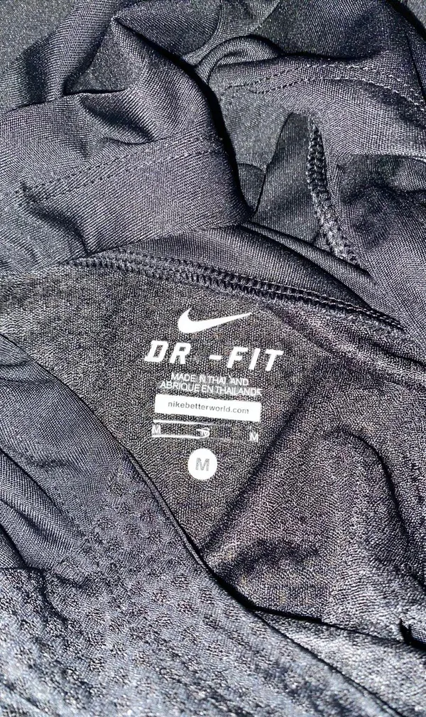 Black Dri-Fit Long Sleeve Running Top - Image 2