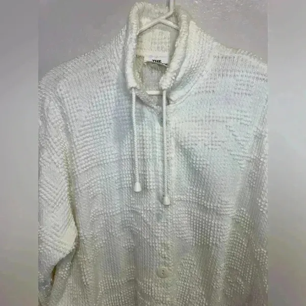 The Produce‎ Company Women’s Vintage Long Sleeves Button Pockets Jacket Size L - Image 2