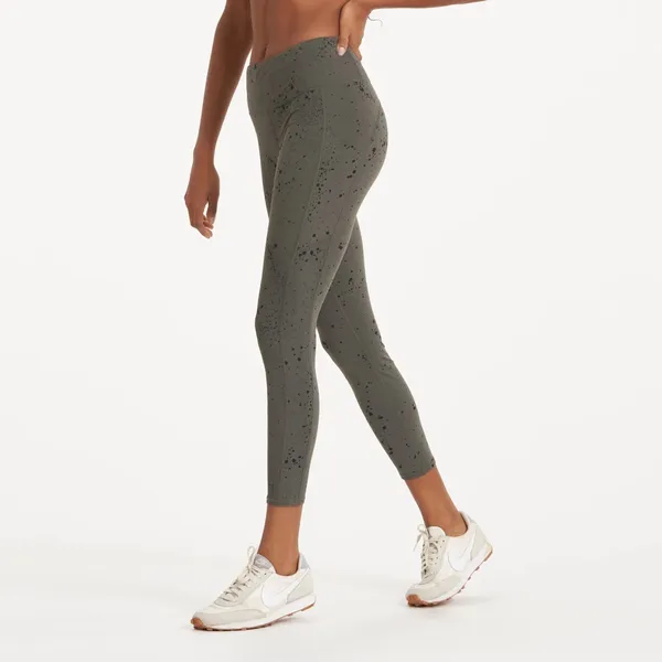 Vuori STRIDE LEGGING Oregano Splatter Size Small Activewear Athletic Athleisure - Image 7