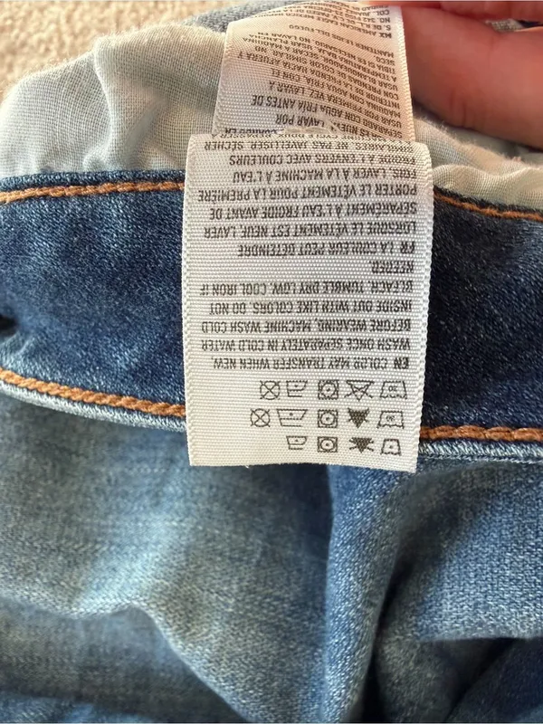 American Eagle Super Stretch X Distressed Skinny Jeans Size 12 Long - Image 12