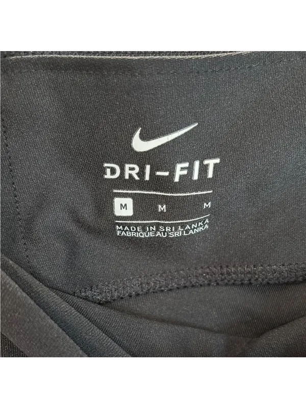Nike Black Leggings with White Swoosh - Image 2