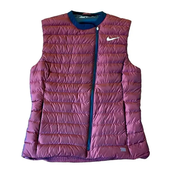 Nike Golf 700 down fill assymetrical puffer vest small - Image 2