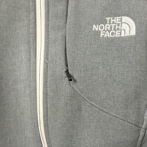 The North Face Windwall Softshell Jacket Gray Women Medium Outdoor Athletic - Image 6