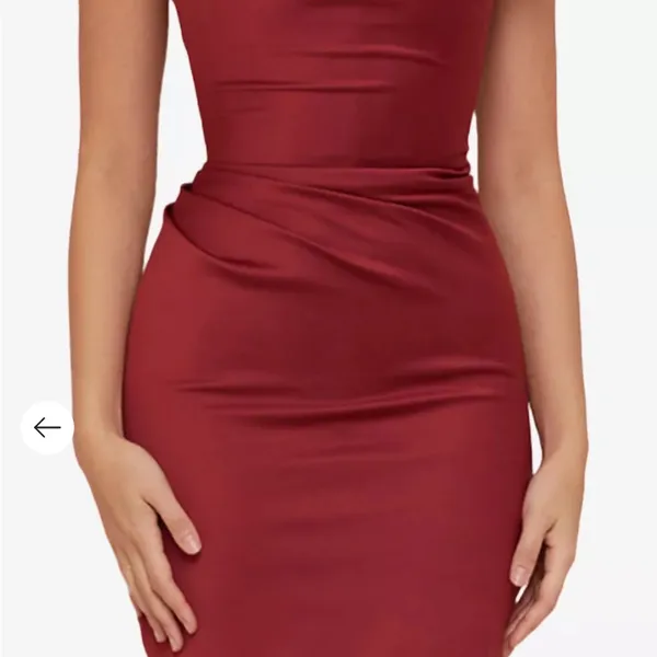 HOUSE OF CB Anja corset satin midi dress size small - Image 6