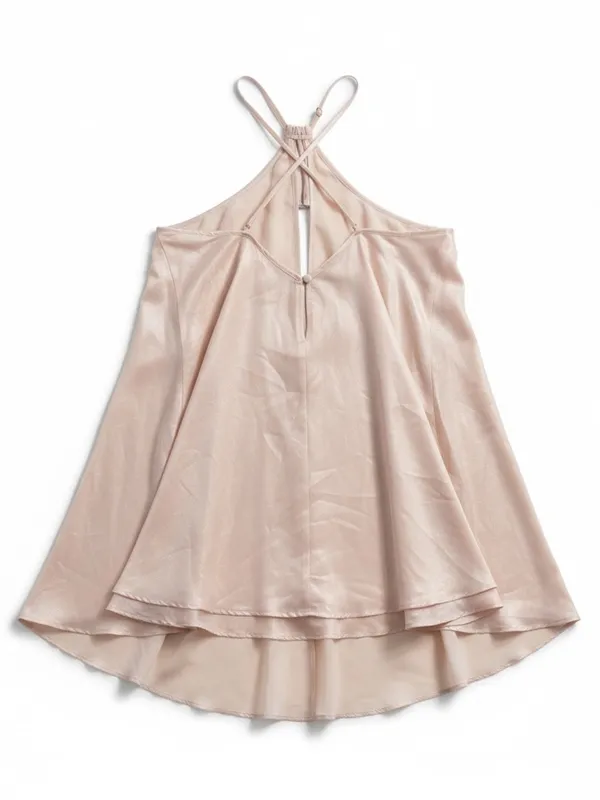 By Anthropologie Mermaid Mini Dress Blush Pink Small NWT‎ - Image 6