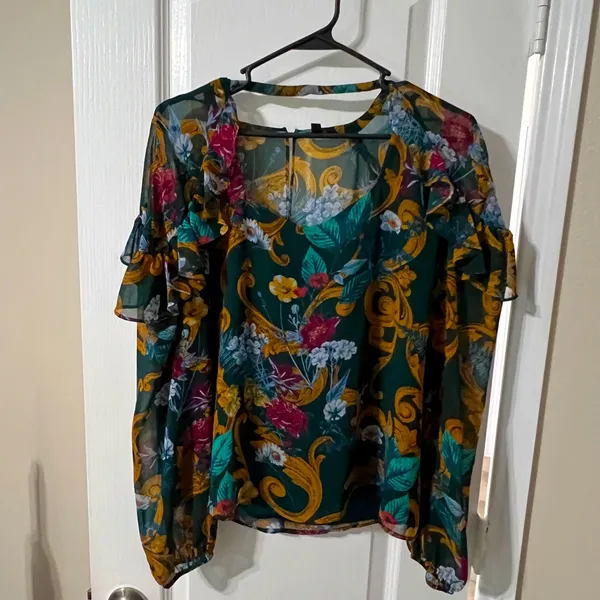 Guess Multicolor Floral Jacket - Image 4