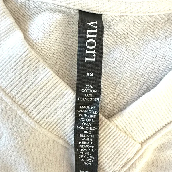 Vuori XS Sedona Vest Sleeveless Tank Top T-shirt Knit Layering White womens - Image 4