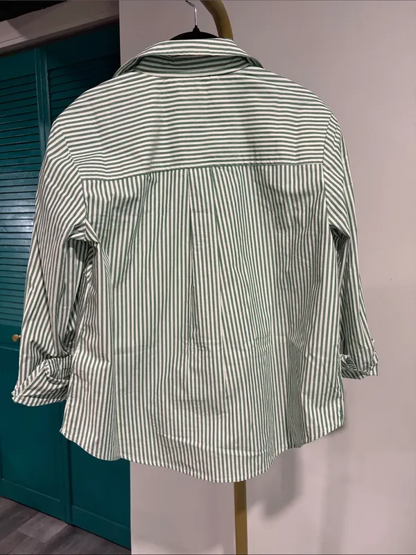 Antrhopology NWT Maeve Kate 100% Cotton Classic Buttondown Shirt - Image 9