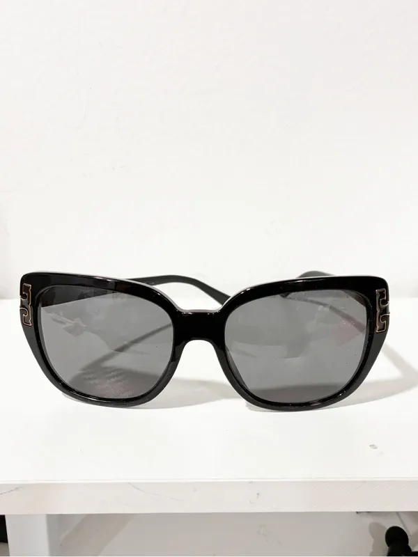 Tory Burch Sunglasses TY7134U 56 Black T Logo Gold Hardware - Image 2