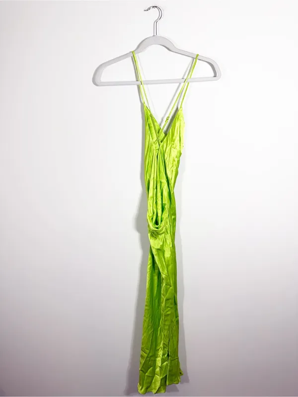 Rat and Boa Lima Dress Lime Green Small - Image 6