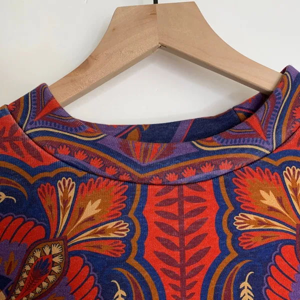 Farm Rio Women’s Mixed Prints Sweatshirt Pullover Womens XS Altered - Image 6