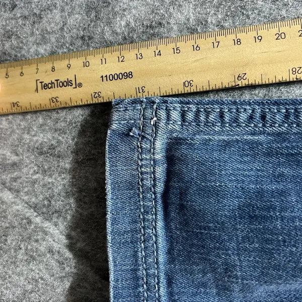 Antik Denim Womens 30 Bootcut‎ Jeans Medium Wash Embroidered Pockets Low Rise - Image 5