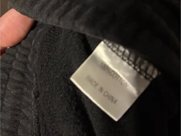 Danielle Guizio Black Drawstring Sweatpants - Image 3