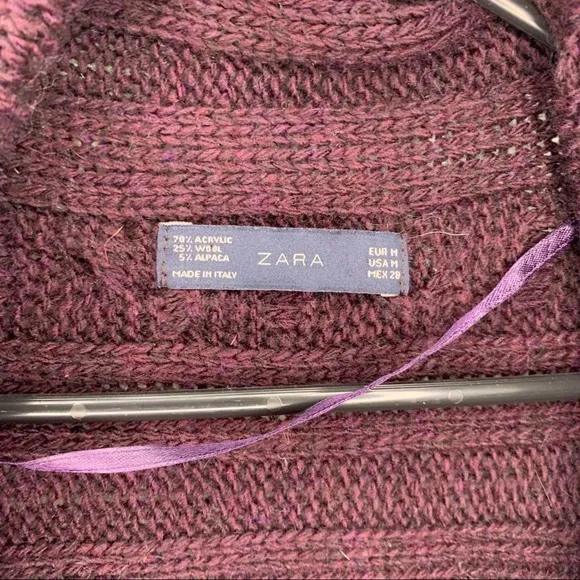 Zara size medium‎ sweater - Image 3