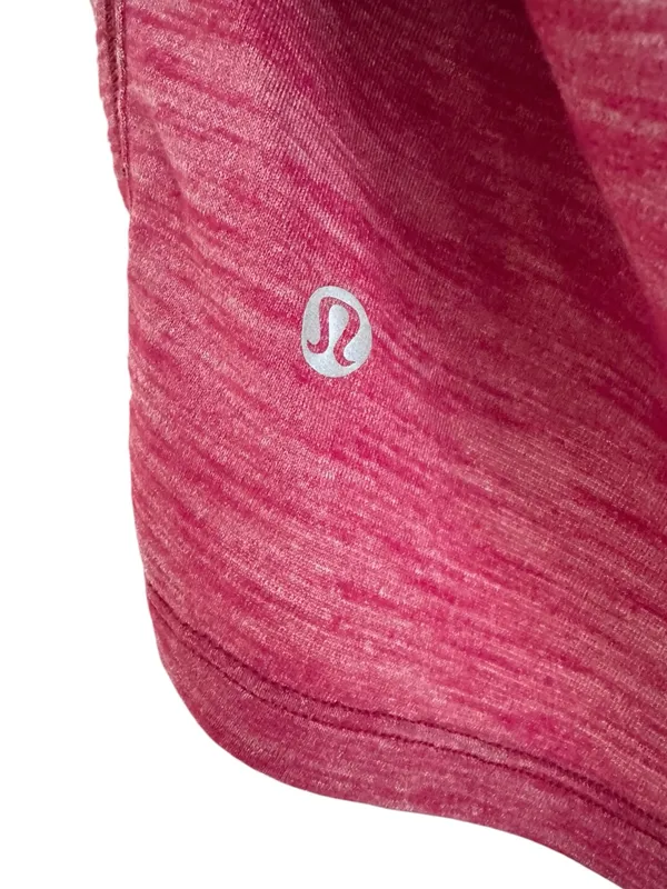 Lululemon draped Open Back Low Key Athletic Tank Heathered Ruby Red Size S - Image 8