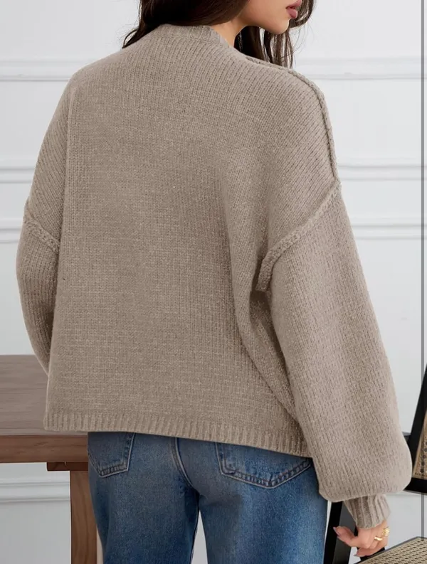 Sweater/Cardigan Brown Size M - Image 3